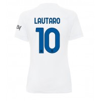 Camisa de time de futebol Inter Milan Lautaro Martinez #10 Replicas 2º Equipamento Feminina 2023-24 Manga Curta